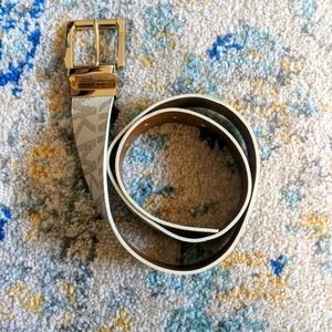 Michael kors white belt